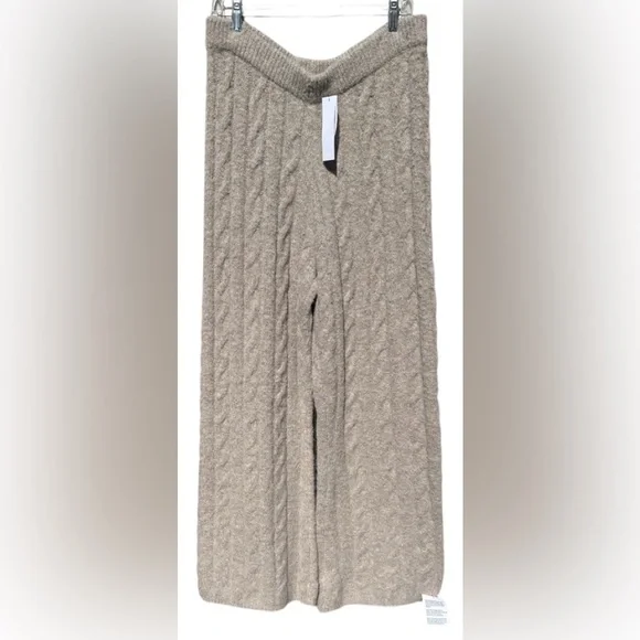 NWT TOPSHOP Fluffy Cable Knit Sweater Wide Leg Cabincore Pants Size 12 $68 - Picture 3 of 7